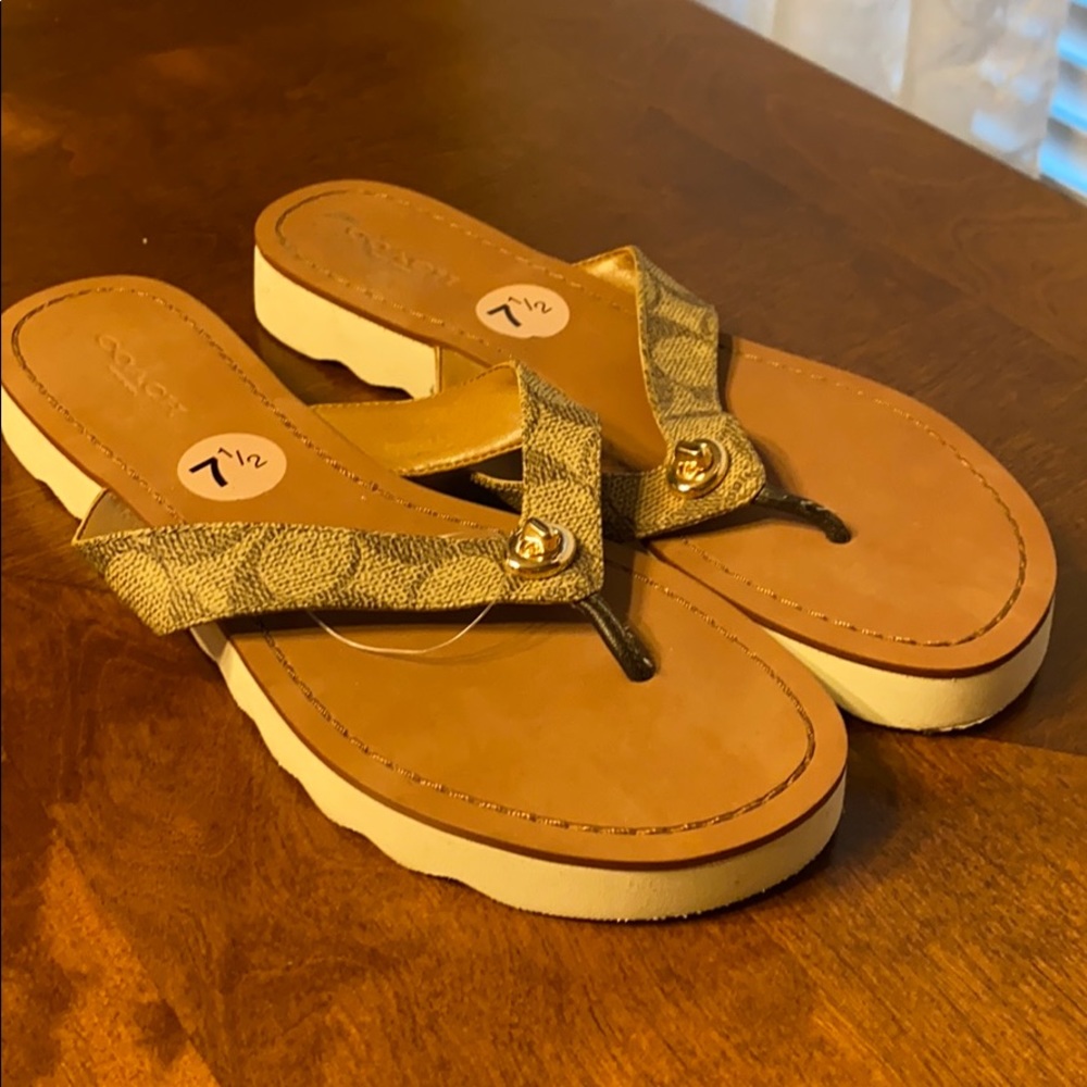 Coach sandals